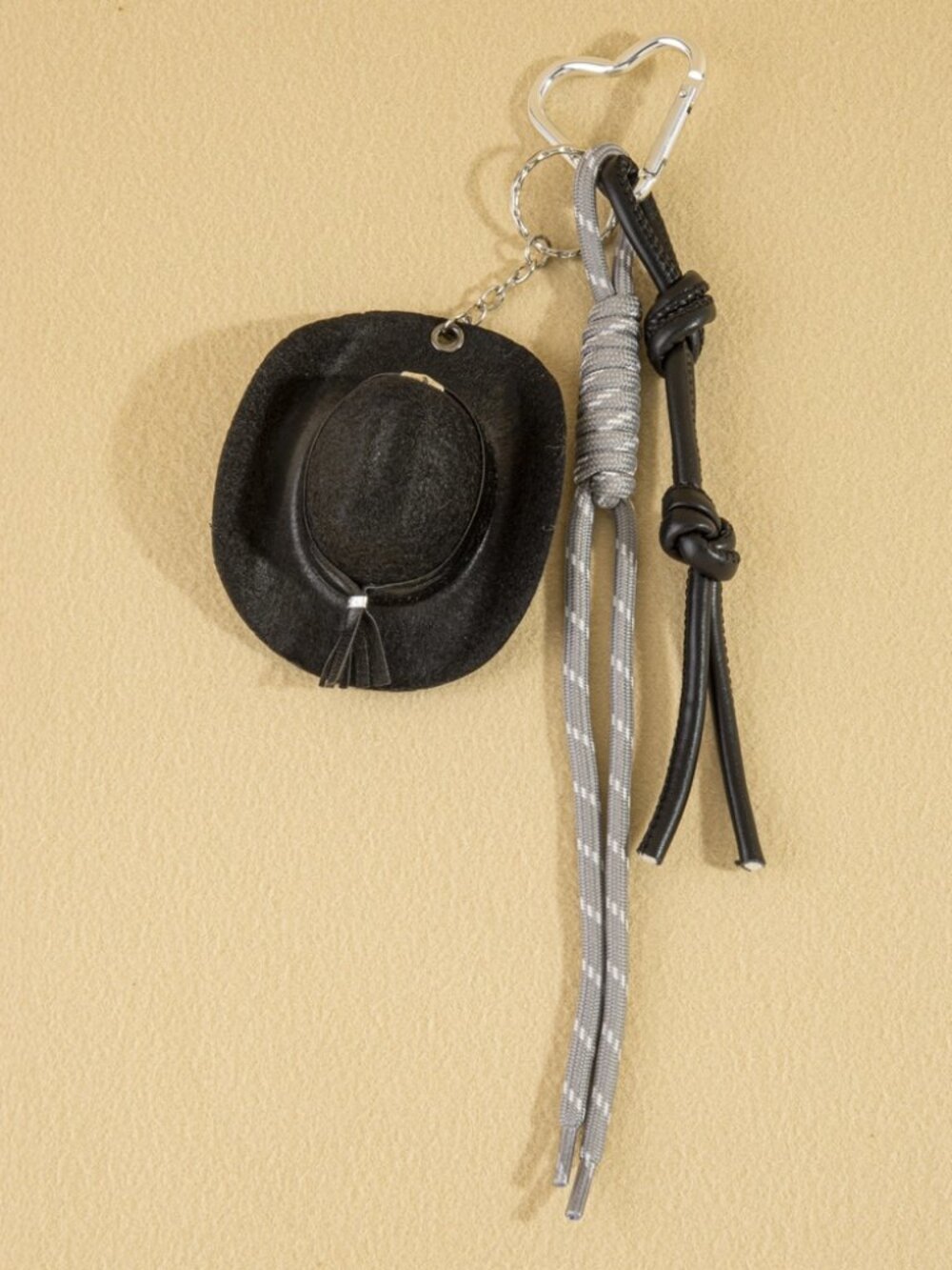 Adorable Mini Cowboy Hat Western Rope Bag Charm